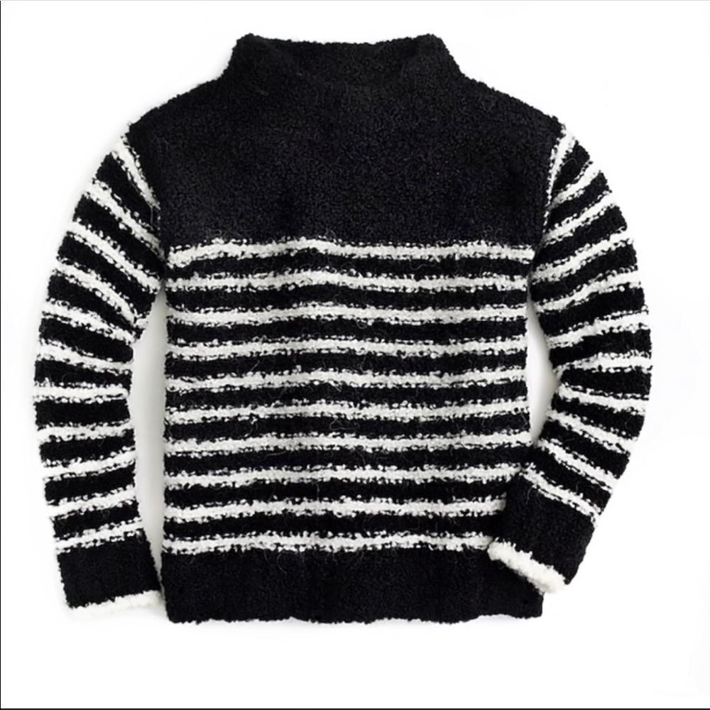 JCrew Crewcuts boucle striped sweater